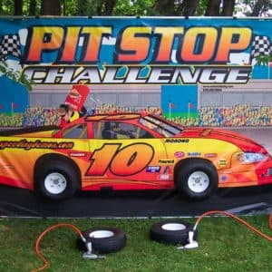Pit Stop Challenge Tarp game rental — BSA Events Metro Detroit