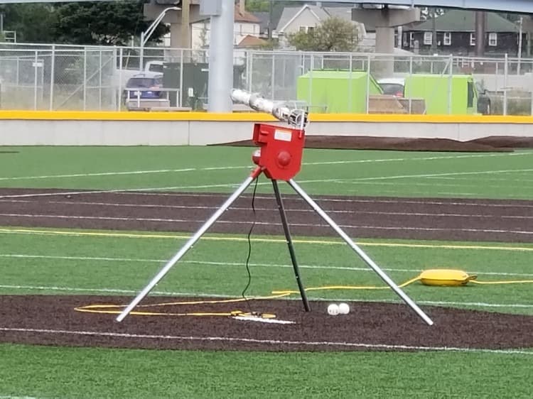 Baseball Pitching/outfield drill machine rental photo — BSA Events