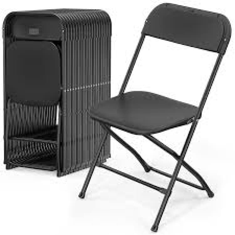 Black Plastic Chairs rental photo — BSA Events