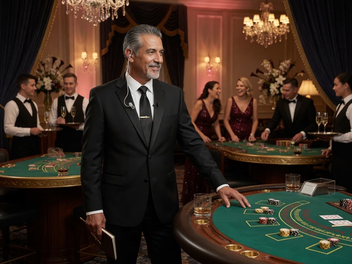 Senior Pit Boss/Master of Ceremonies rental photo — BSA Events