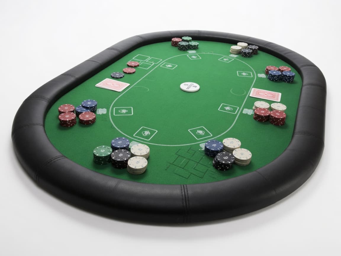Gambler Package #2 Texas Hold em Poker Table rental photo — BSA Events