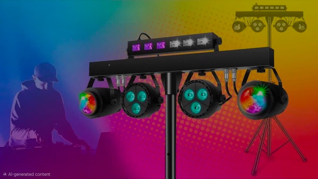 5-in-1 LED Party Light Bar with Stand rental — BSA Events Metro Detroit